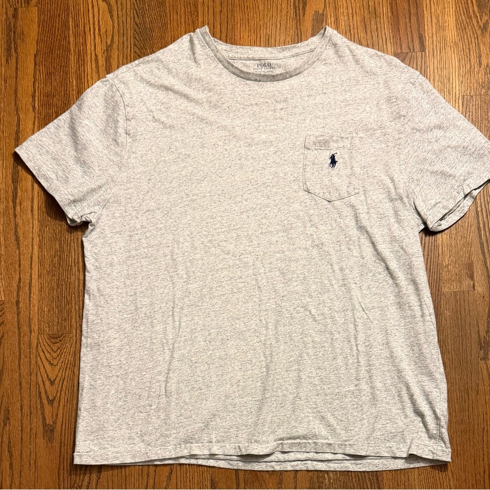 Polo by Ralph Lauren Light Gray Short Sleeve Tee